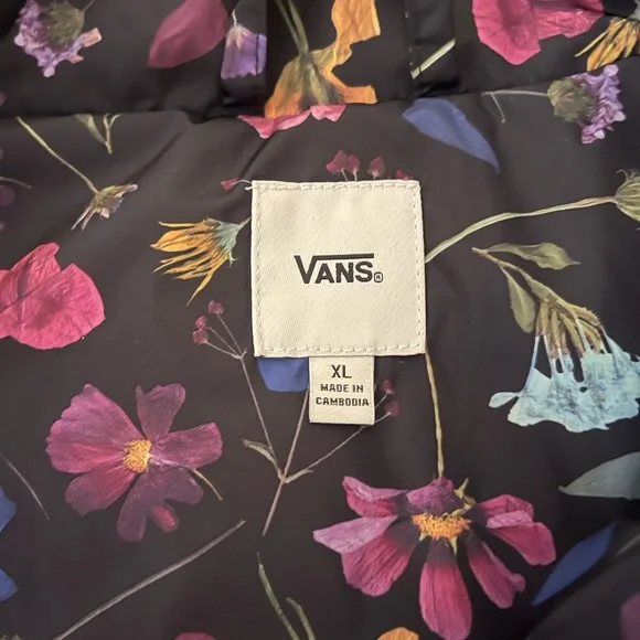 Vans Multicolor Floral Puffer Jacket - Picture 4 of 9